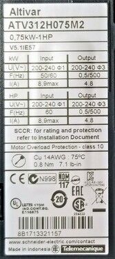 Schneider Electric ATV312H075M2 | In Stock Ships Overnight Schneider Electric ATV312H075M2 | In Stock Ships Overnight